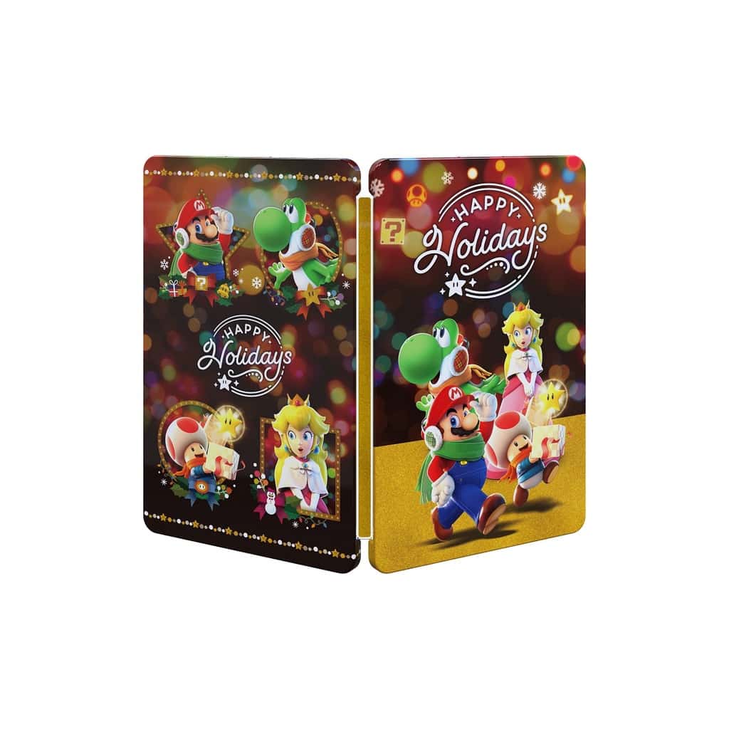 NS Switch 任天堂 特典 冬季 限定 特點 鐵盒 卡帶收納 收納 瑪利歐 SteelBook TM