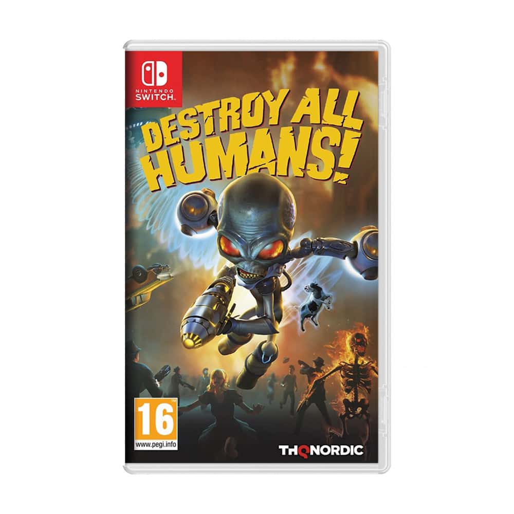NS Switch 毀滅全人類 中文版 Destroy All Humans 毀滅世界 外星人消滅人類