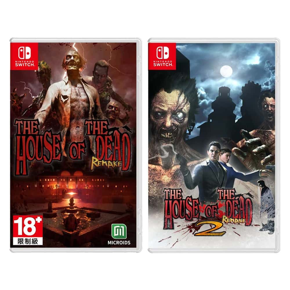 NS Switch 死亡鬼屋 重製版 1&2 中文版 死亡鬼屋 重製版 街機 REMAKE 鬼屋 殭屍