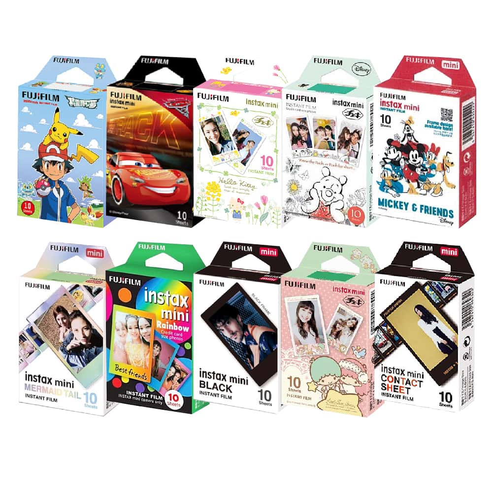 富士 FUJIFILM 拍立得底片 綜合賣場 instax mini 拍立得 底片 圖樣 多款式 圖框
