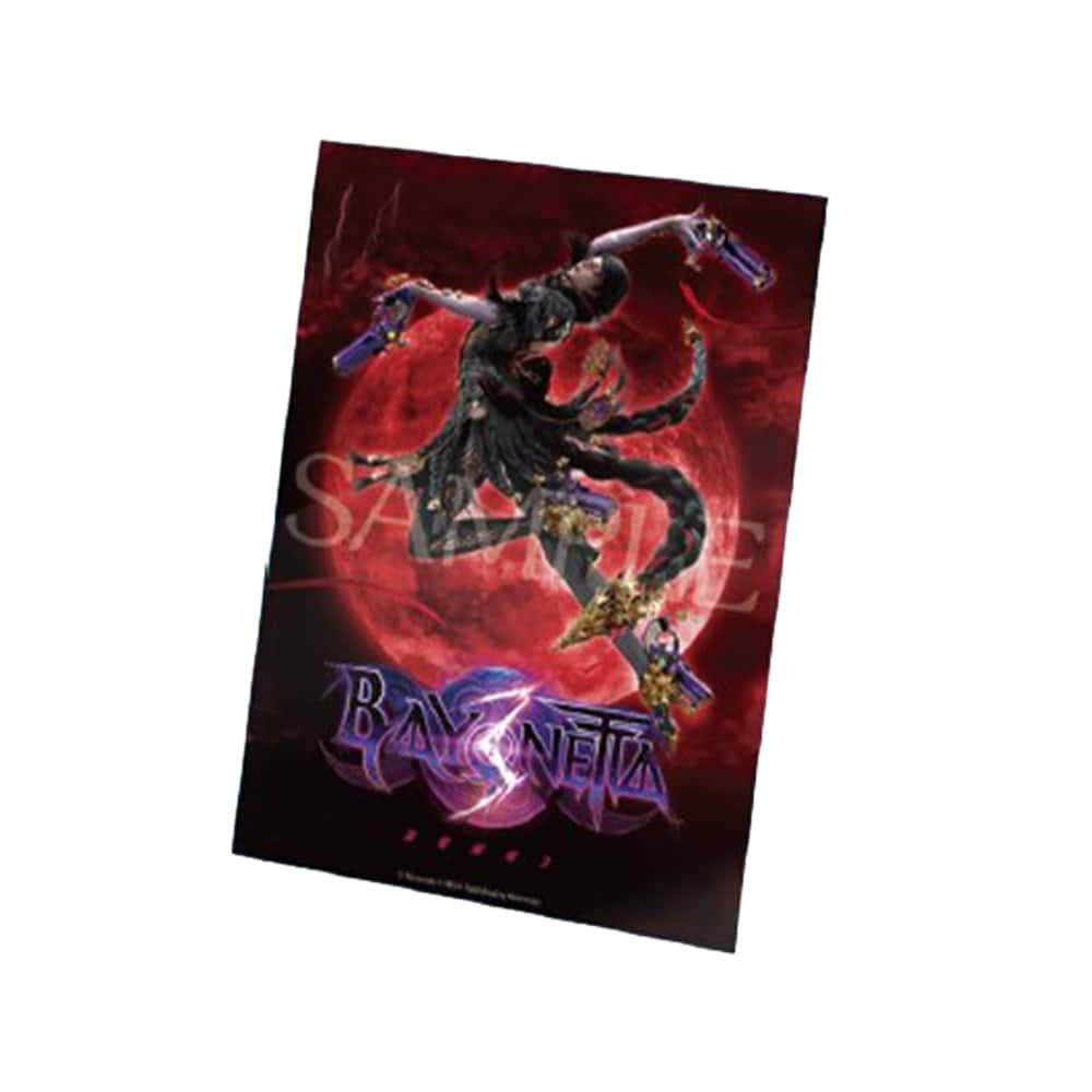 NS Switch 任天堂 特典 魔兵驚天錄3 特點 魔兵 蓓優妮塔 魔兵驚天錄 資料夾 小盤 收藏 立卡