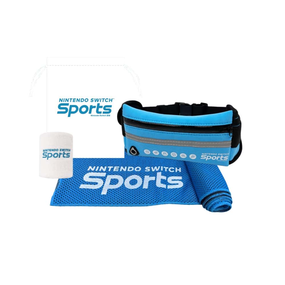 NS Switch 任天堂 特典 運動 SPORTS 特點 腕帶 腰包 收納袋 涼感巾 護腕 小物袋 手腕帶