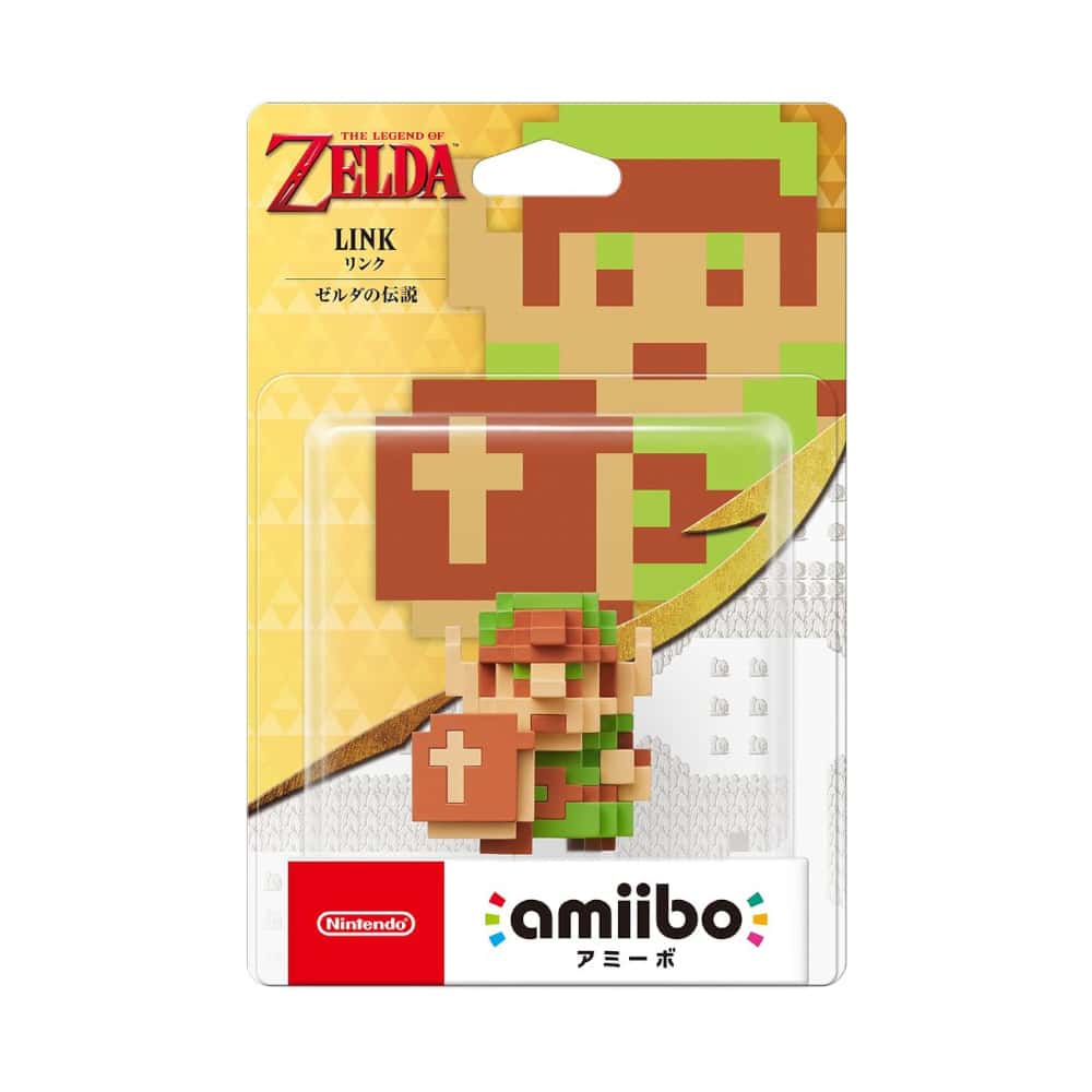 NS Switch Amiibo 8 BIT點陣版 林克 曠野 王國之淚 薩爾達 林克 點陣版