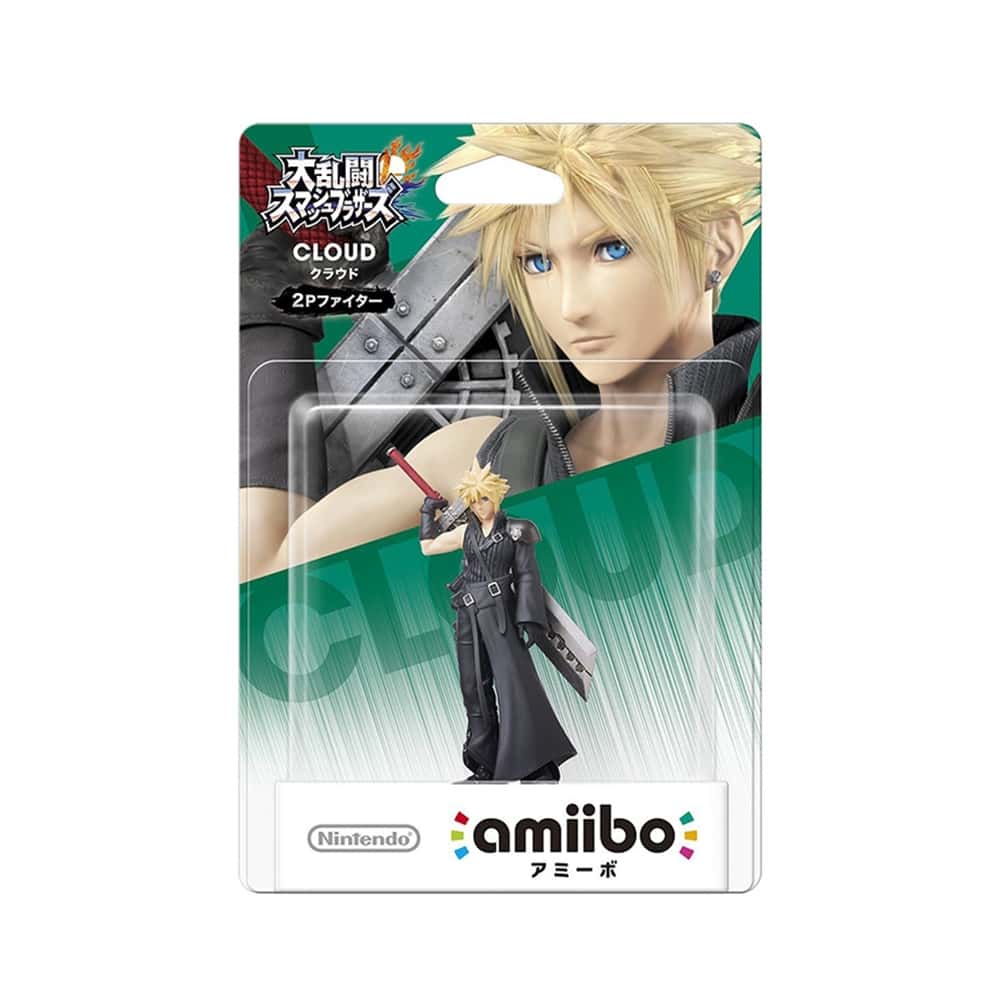 NS Switch Amiibo 大亂鬥 克勞德 FF 太空戰士 最終幻想 FF7 黑衣克勞德 2P
