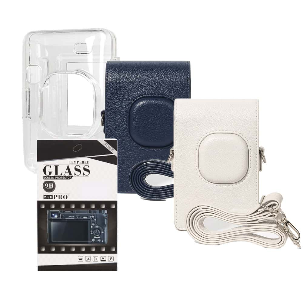 富士 FUJIFILM instax 配件 MINI LiPlay + plus 水晶殼 皮革包 鋼化貼