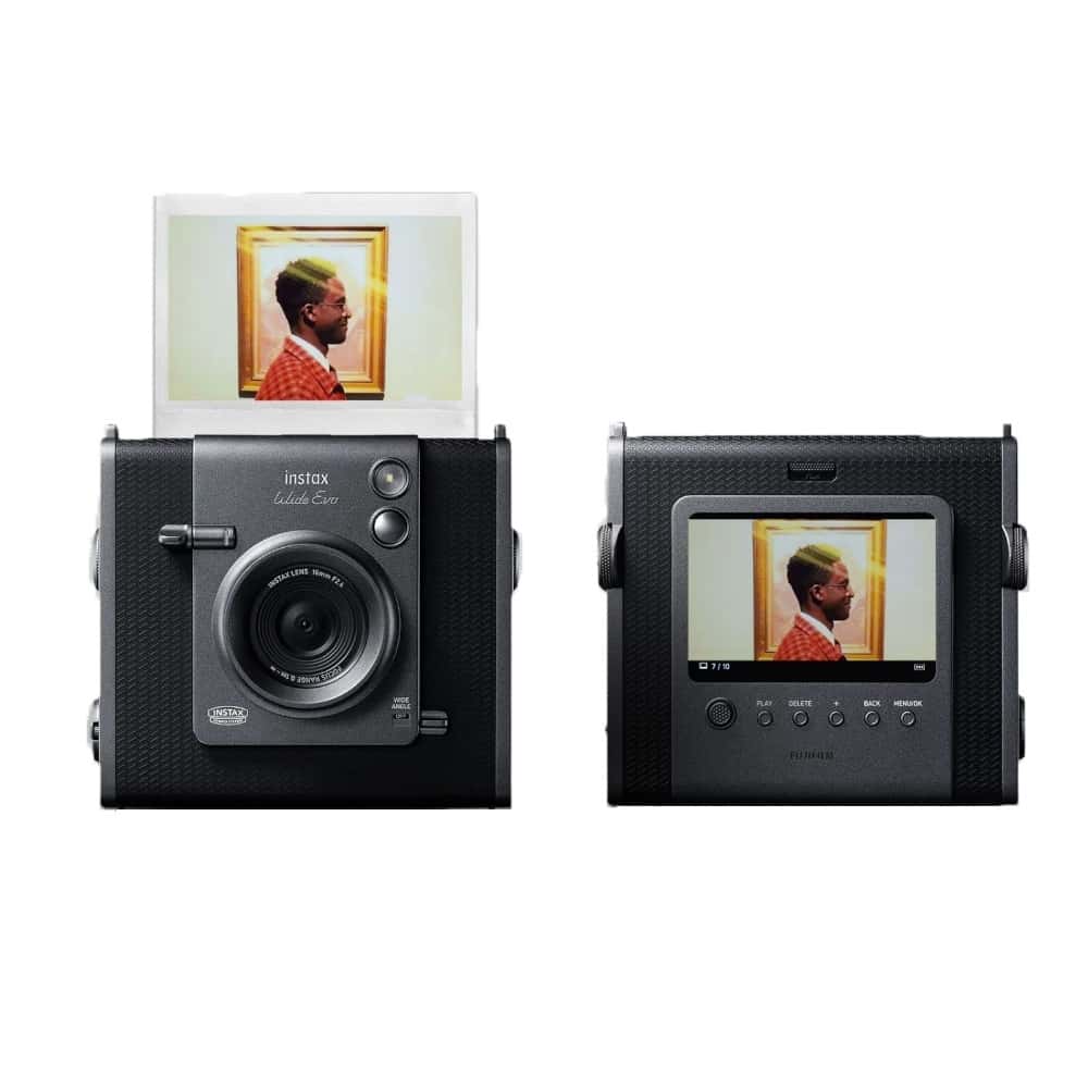 富士 FUJIFILM instax WIDE EVO 拍立得相機 黑色 混合型 數位 藍芽 濾鏡 廣角