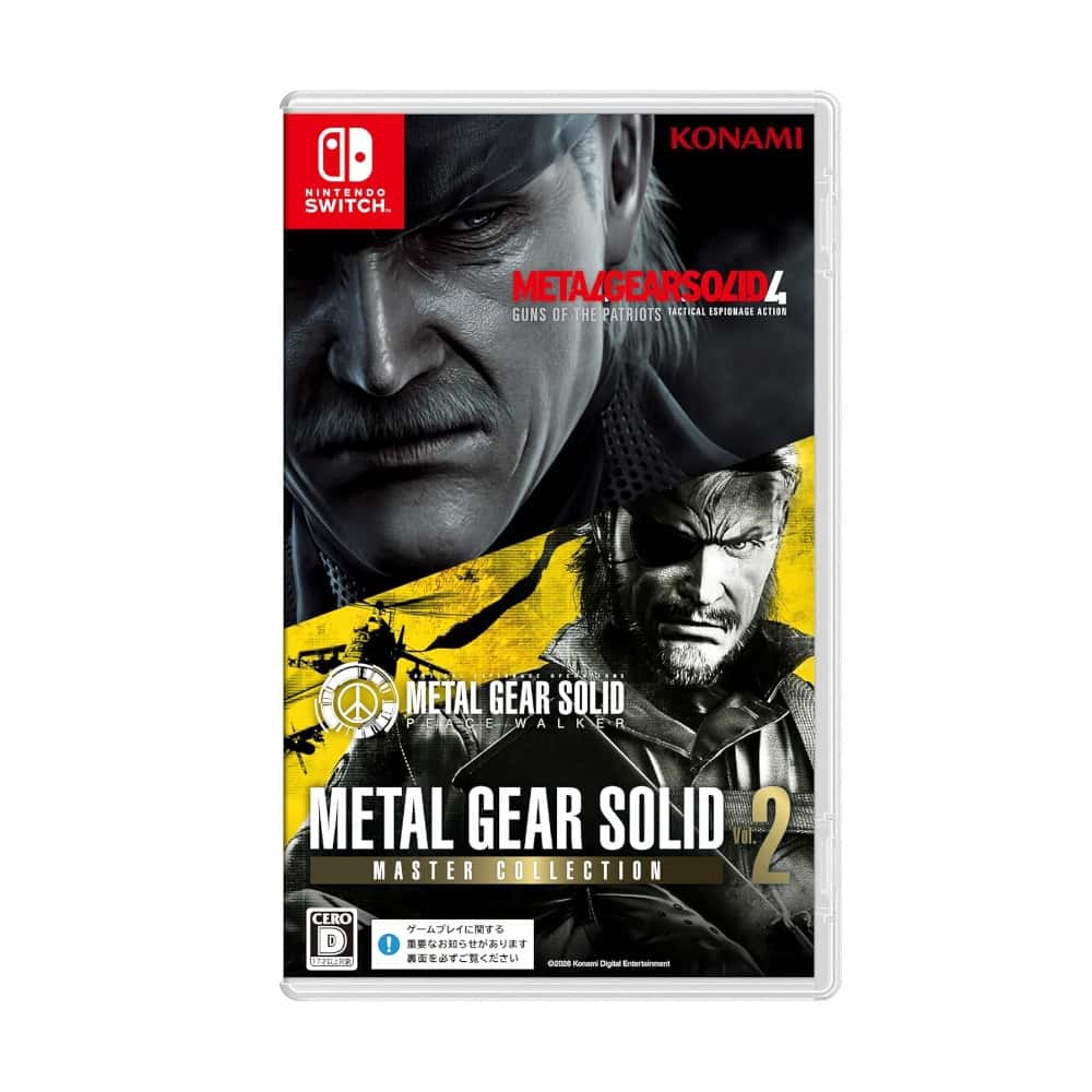 NS Switch 潛龍諜影 Master Collection Vol.2 日文版 英文