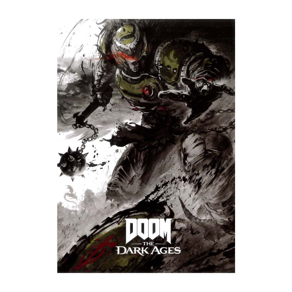 PS 索尼 特典 毀滅戰士 黑暗時代 特點 明信片 毀滅 戰士 DOOM 黑暗 時代 Dark Ages