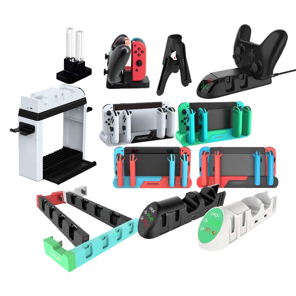 NS Switch DOBE IPEGA JOYCON 手把 充電座 底座 充電 多功能充電座 四手充電