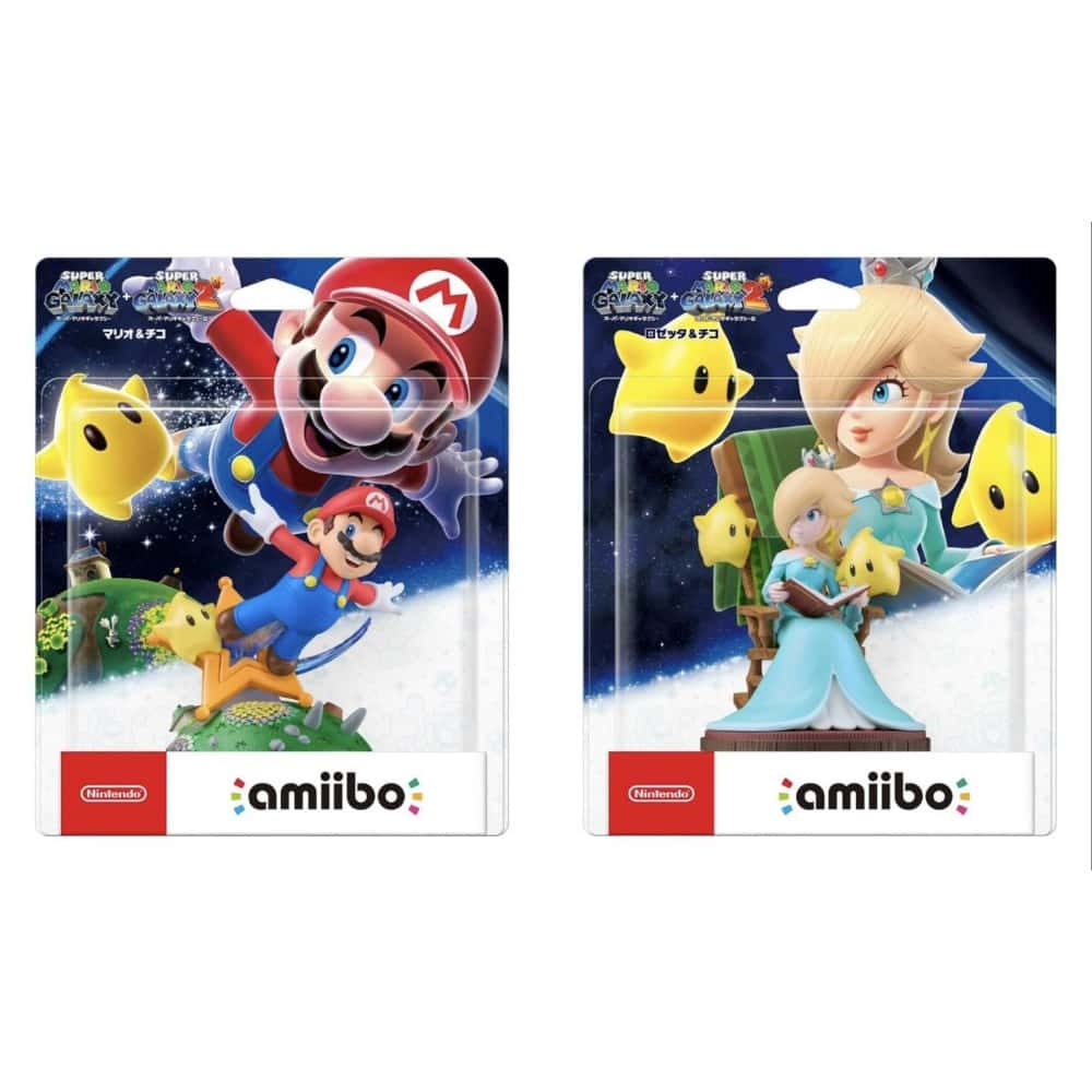 NS Switch Amiibo 超級瑪利歐 銀河 瑪利歐 羅潔塔 奇可 瑪莉歐 瑪利奧 星星