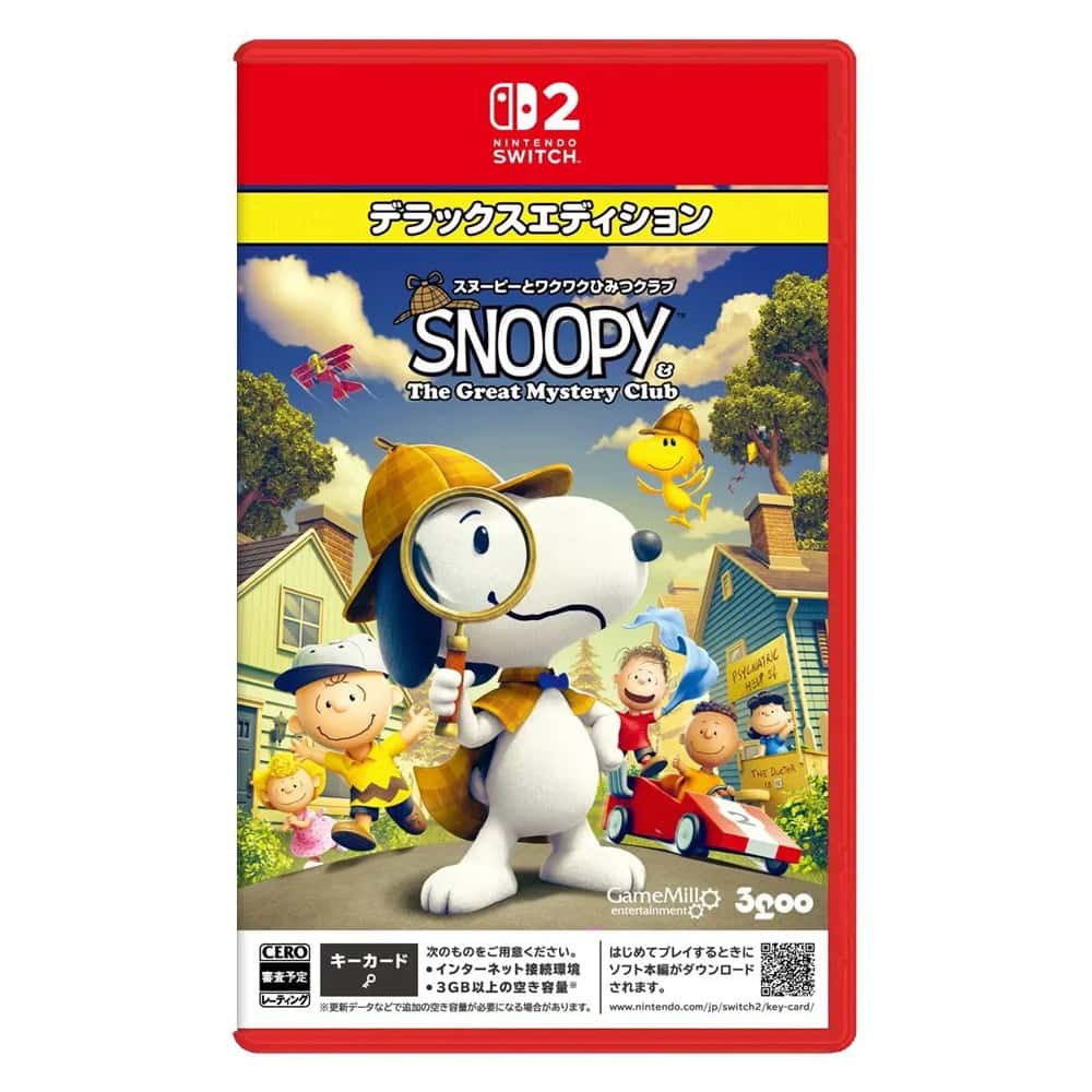 NS2 Switch2 史努比與了不起的神秘俱樂部 中文版 史努比 探索 偵探 解謎 花生 漫畫 查理