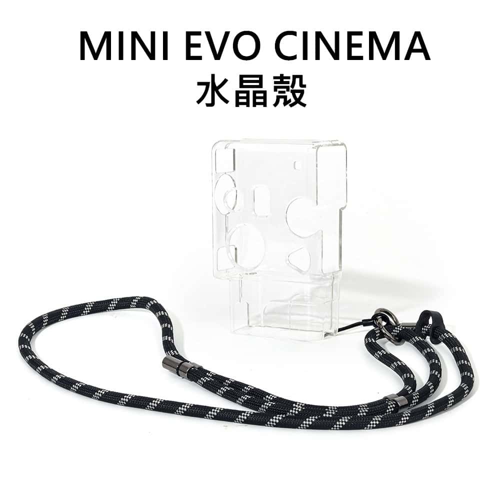 富士 FUJIFILM instax 配件 MINI EVO cinema 水晶殼 背帶 拍立得 相機 保護