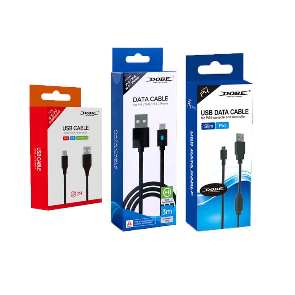 NS Switch PS4 PS5 XBOX DOBE USB 充電線 手把 數據線 傳輸線 搖桿 主機