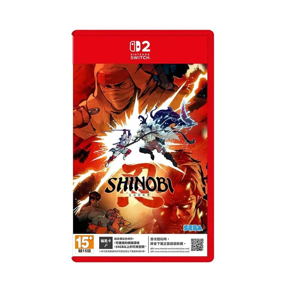 NS2 Switch2 SHINOBI 反攻的斬擊 中文版 忍者 反攻 斬擊 復仇 忍術