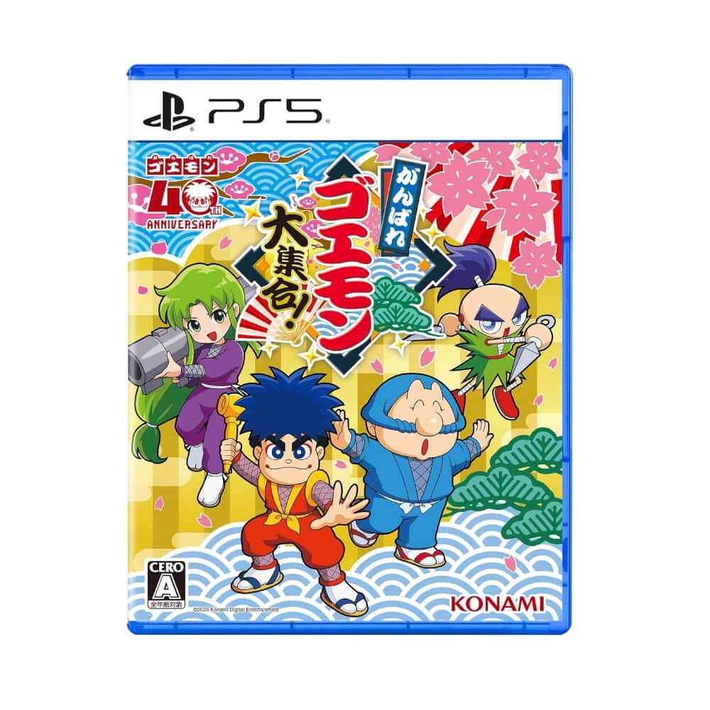 PS5 大盜五右衛門大集合！日文版 像素 經典 街機遊戲 動作 闖關 紅白機 合輯 40週年 懷舊